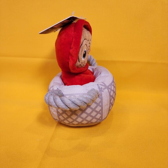 E.T. Basket Plush Dog Cat Toy Squeaks Extra Terrestrial Steven Spielberg E.T NEW - Picture 7 of 10